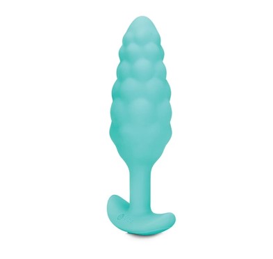 Plug analny wibrujący - B-Vibe Texture Plug Bump Mint